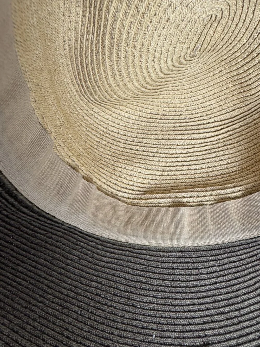 Summer Sun Floppy Hat 2 Tones Bow